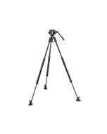 Manfrotto 504X Fluid Video Head with 635 Fast Single Carbon Leg Tripod