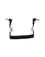 ProMaster Cable 3.5mm TRS Male Right Angle - 3.5mm TRS Male Right Angle (216mm Coiled)