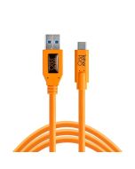 Tether Tools TetherPro USB 3.0 to USB-C 15' (4.6m) High-Visibility Orange