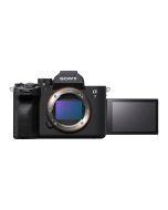 Sony Alpha 7 IV Full-Frame Mirrorless Camera Body front with screen flipped