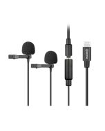 Boya BY-M2D Digital Dual Lavalier Microphone for iOS Devices